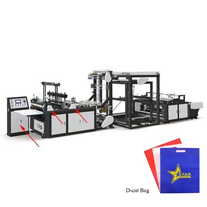 D Cut Non Woven Bag Machine